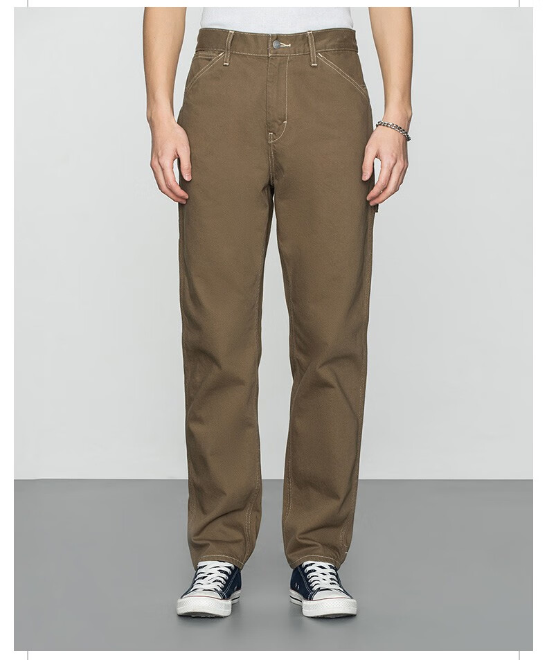 lee商场同款22春夏新品卡朋特工装棕色男牛仔裤lmb144754100429棕色29