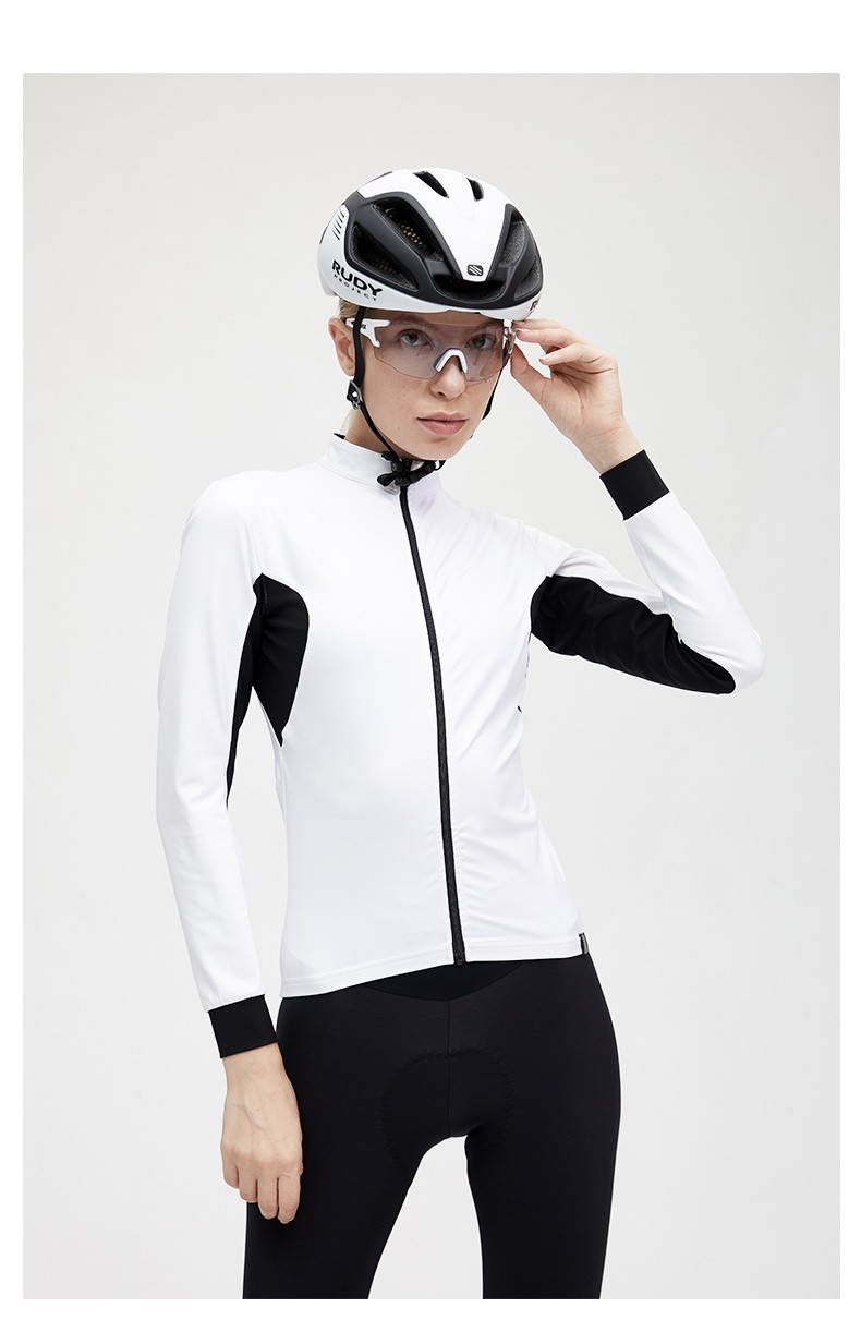 长袖骑行服套装骑行服女防风保暖舒适竞技款自行车服装evovii女士防风