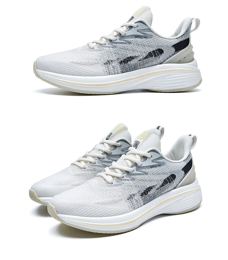 贵人鸟2022年新款男跑鞋休闲百搭男鞋情侣鞋黑中黄39