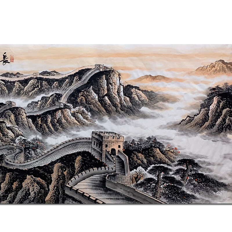 王宁长城雄风画芯180x70cm
