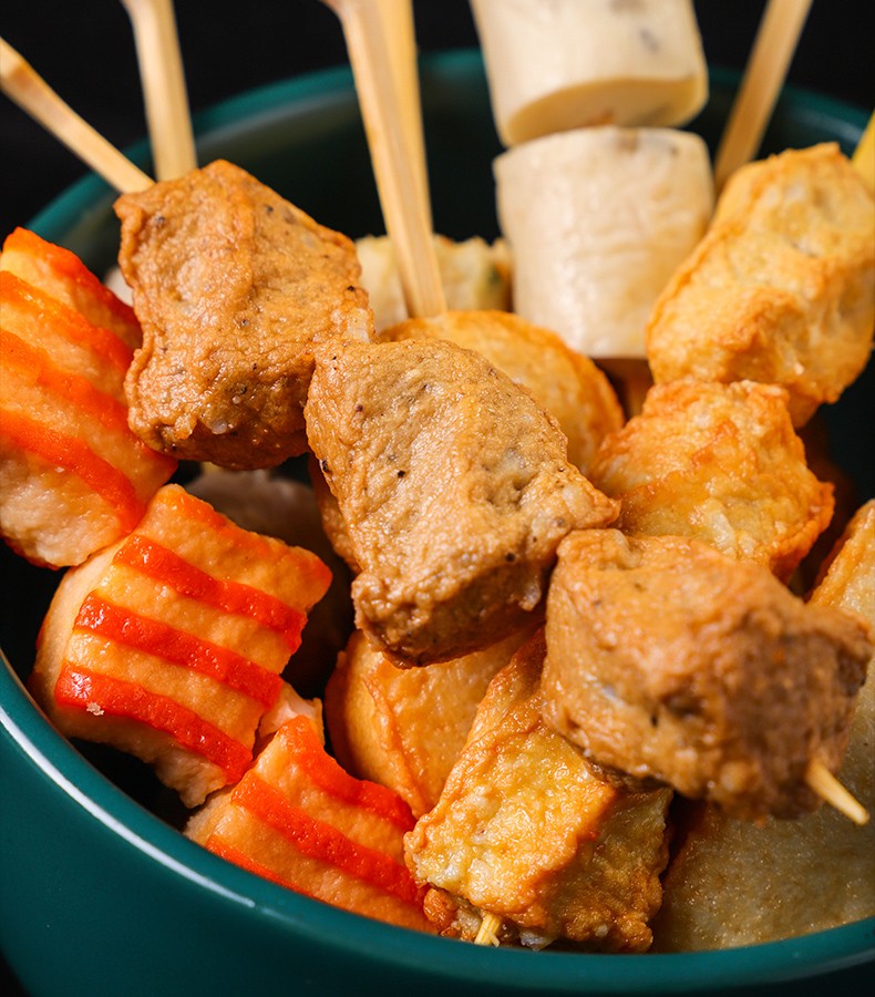 日式关东煮食材组合火锅丸子速食罗森711串串半成品甜不辣麻辣烫 香葱