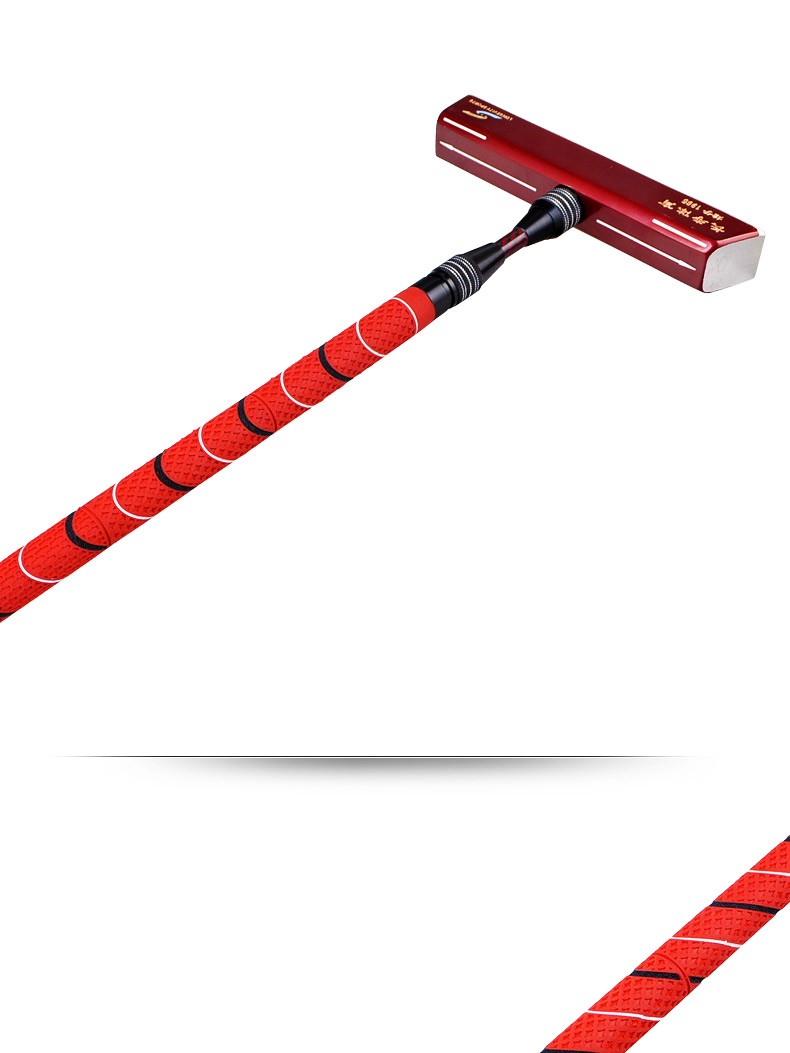 长寿门球杆套装cs-903长寿牌碳素杆门球棒 两节伸缩 配(黄檀木底翘头