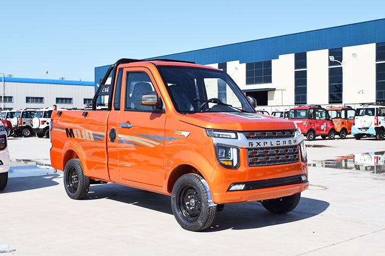 成人电动四轮皮卡货车纯电动汽车成人四轮载人拉货四轮车地摊经济拉货