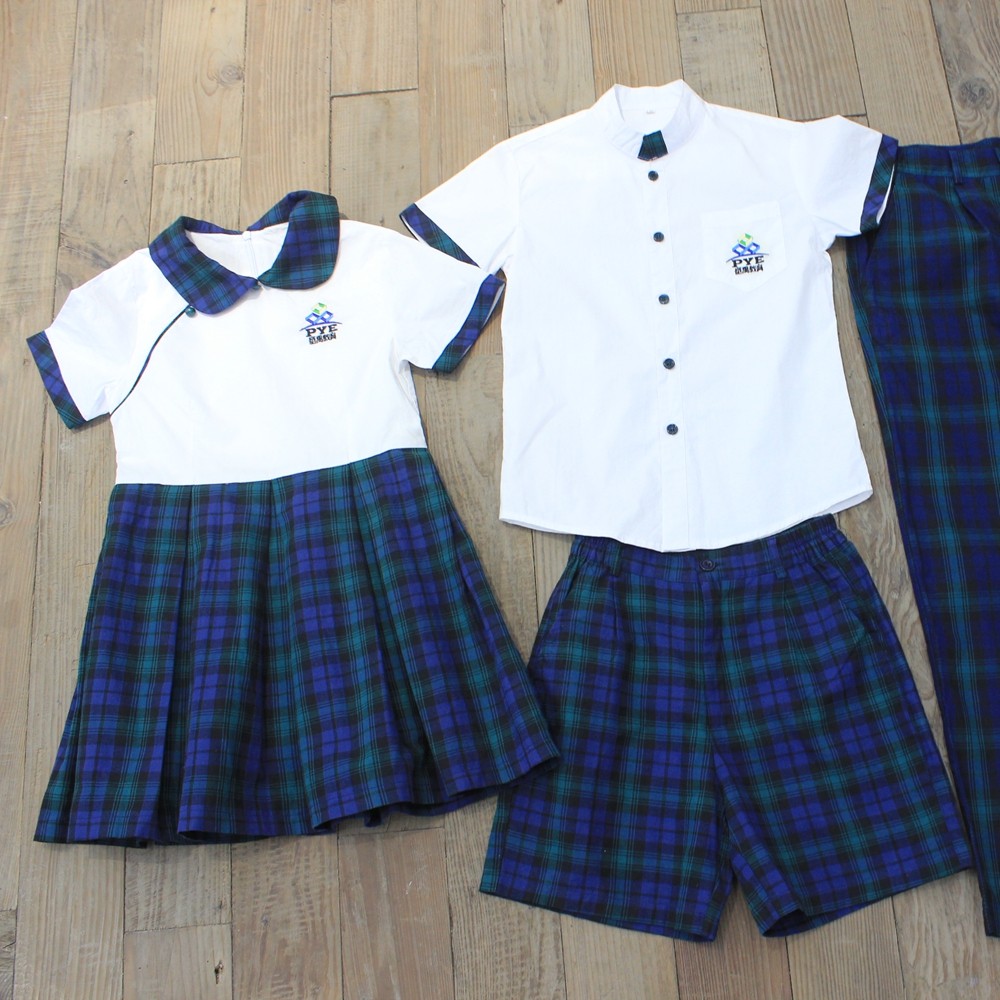定制番禺区小学生礼仪服长裤男衬衣小学校服礼服连衣裙家长定制表演服