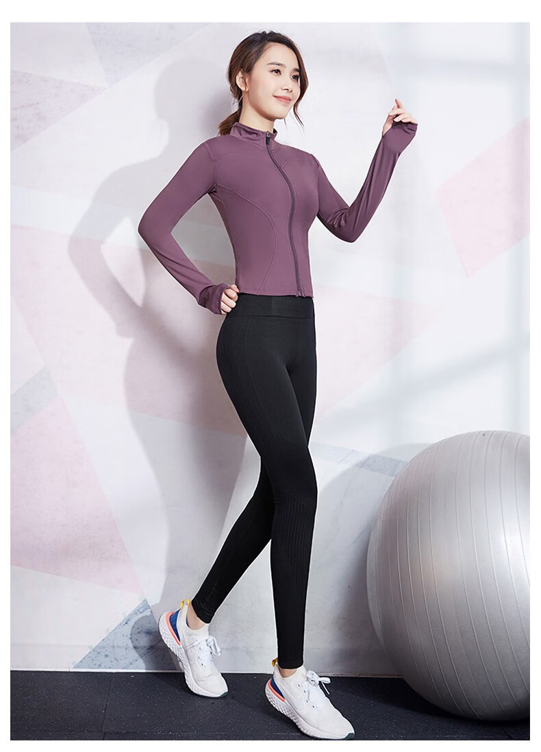 伯莎丹顿品牌速干瑜伽服套装女秋季修身户外高端时尚跑步衣运动套装