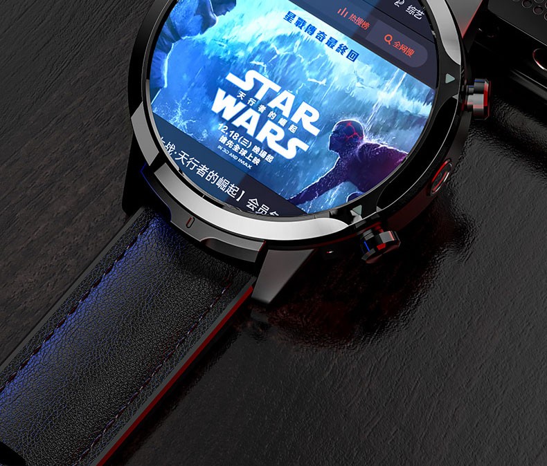 迪洛伦佐智能手表4g全网通电话插卡可通话上网男女手表运动双摄像头大