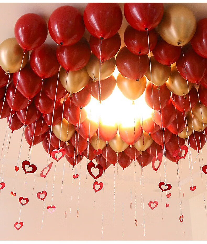 婚房布置套装结婚礼男方家新房新郎婚庆创意浪漫女方气球卧室装饰