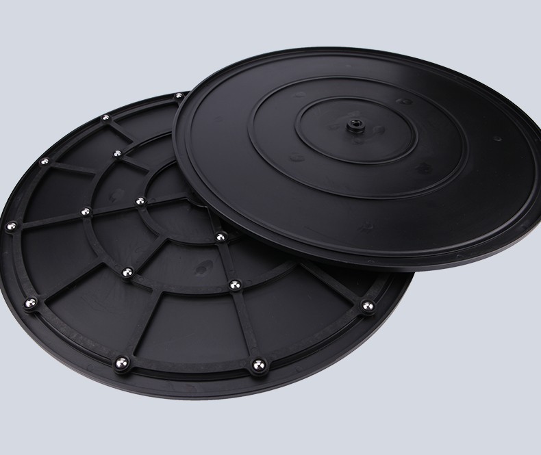 通用打包转盘承重封箱插花家具旋转底座塑料圆展示快递旋转转盘台40cm