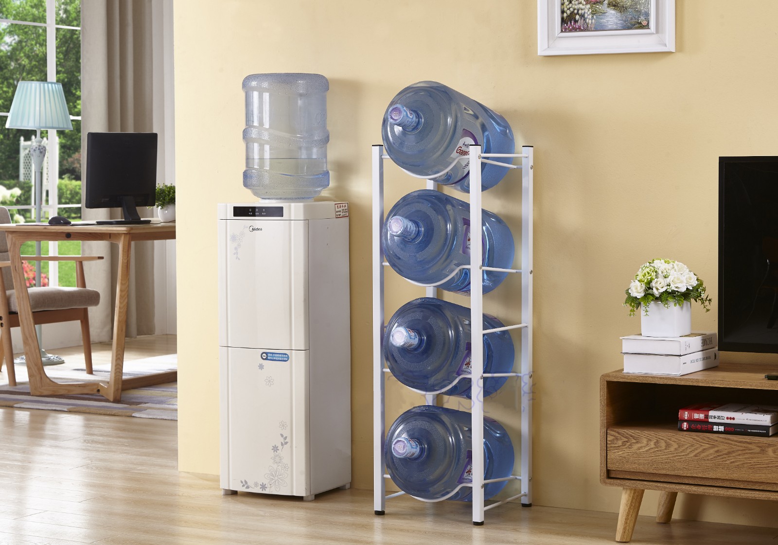 水桶架办公室桶装水收纳架矿泉水桶放置架陈列架倒置纯净水桶放置架