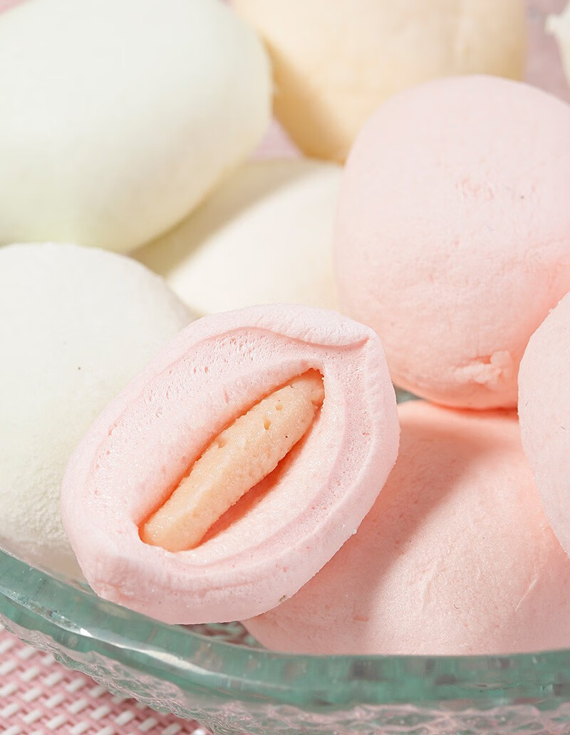 格力奇(geliqi) 巧克力夹心棉花糖办公休闲多种口味儿童轻食点心小