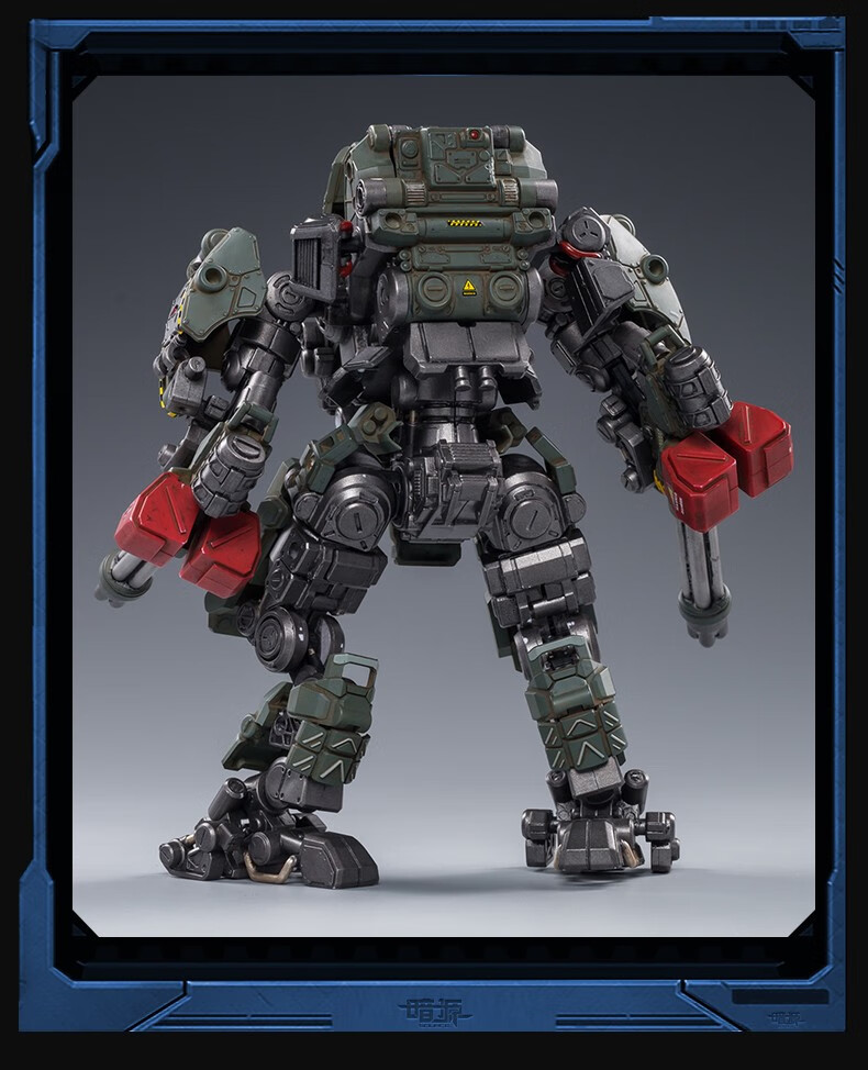 暗源机甲模型钢骨兵人手办特种部队可动载人变形拼装机器人 钢骨h05型