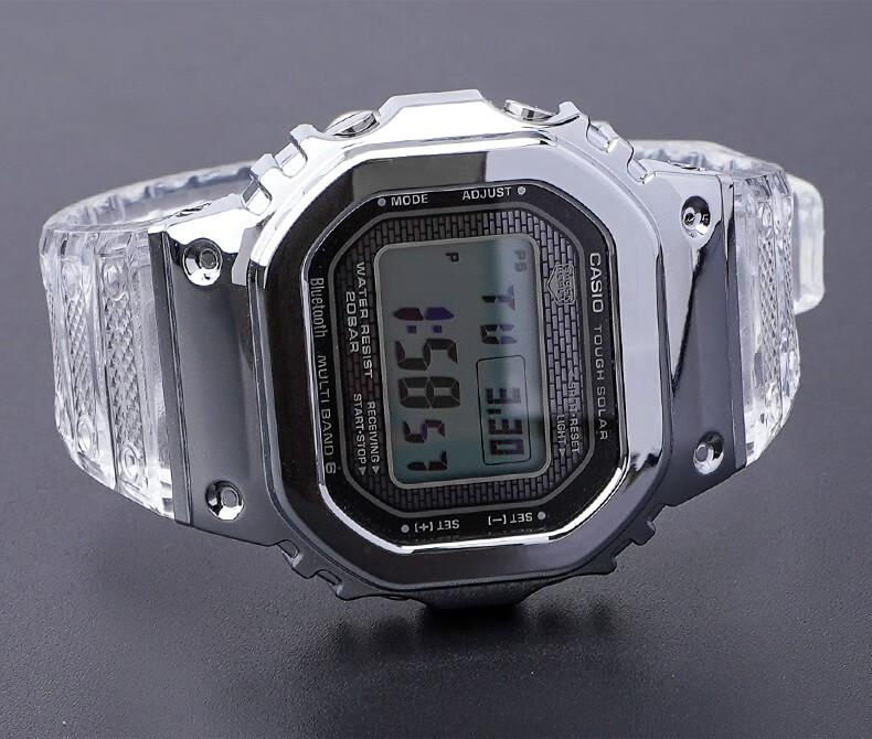 适配卡西欧casio小方块手表g-shock系列表带gmw-b5000表壳配件改装