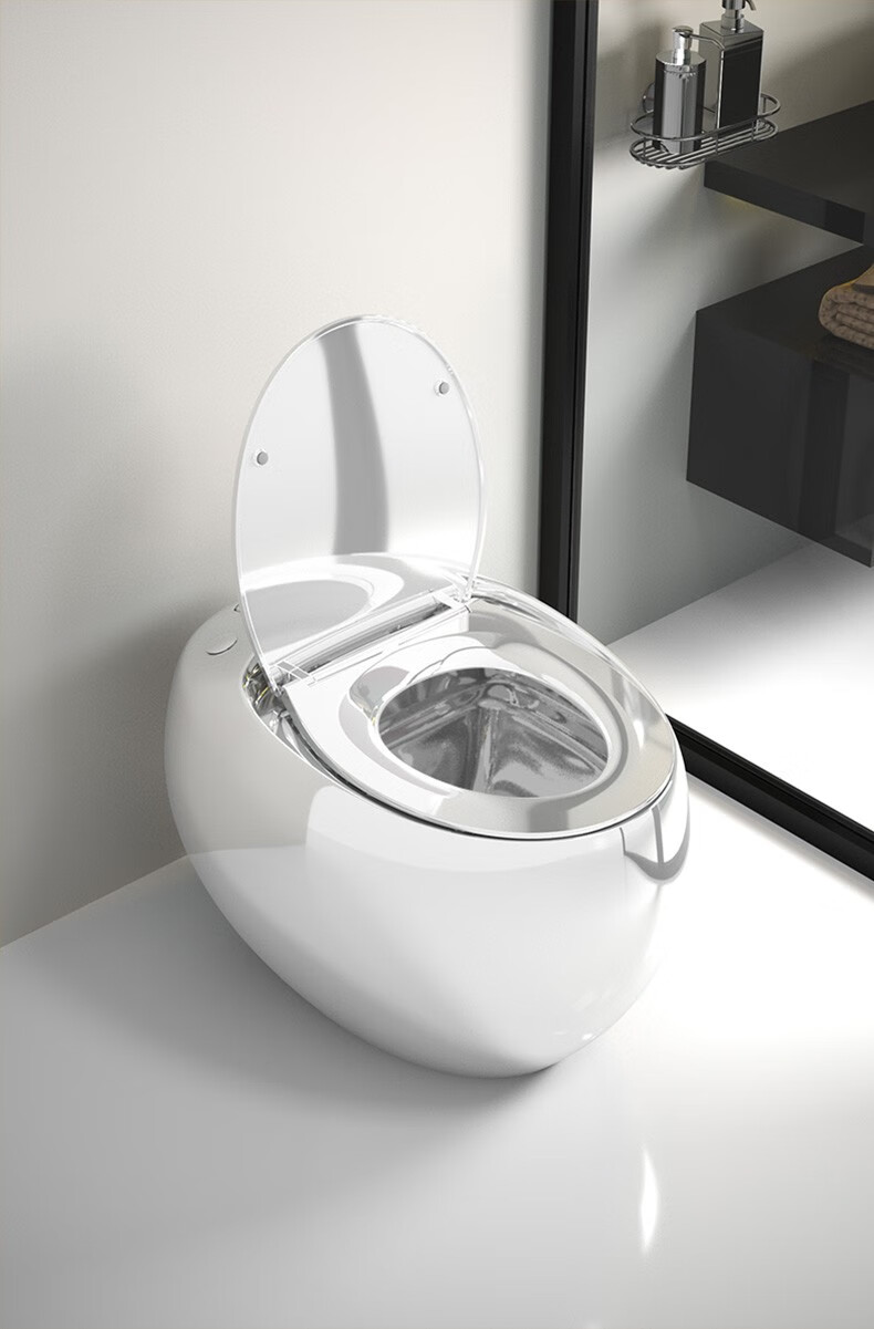 德国mgxg新款无水箱金色银色家用成人马桶小户型节水电动鸡蛋圆形座