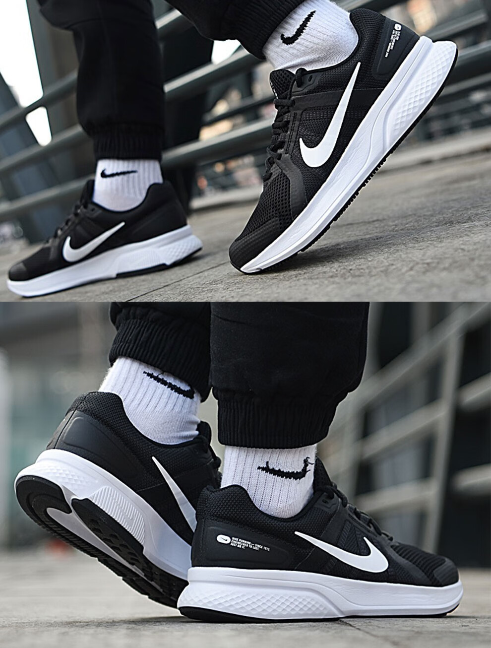 耐克nikerunswift2透气轻便舒适健身训练缓震回弹运动鞋男士跑步鞋路