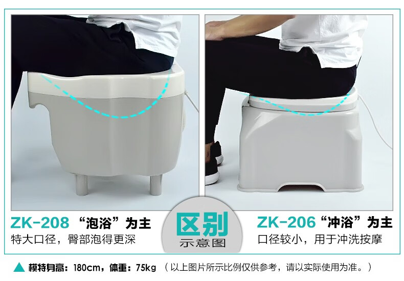 坐浴盆女痔疮妇科孕产妇肛部私处熏蒸臭氧坐浴冲浪按摩器坐浴器206d