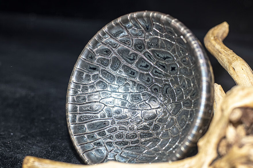 柴烧【复古龟背】白兴贵 建阳建盏主人杯茶杯 口径8.