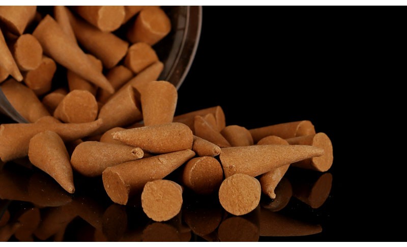 佛具香港楼记檀香塔香粒精品薰香老山檀香锥粒家用高 纯正老山檀香粒