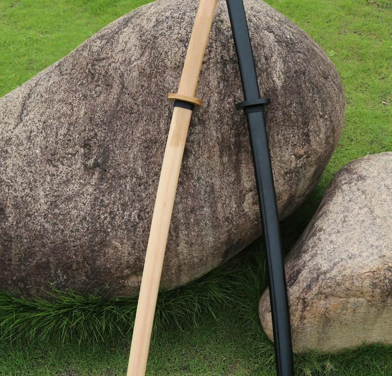 带鞘木刀居合道木剑剑道竹刀日式训练日本拔木制实木武术练习竹剑