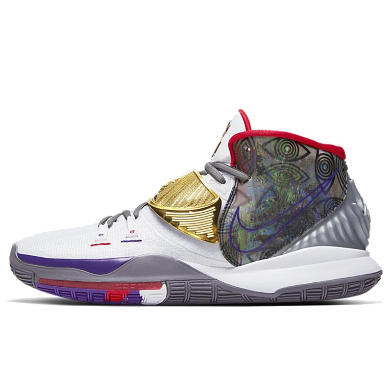 kyrie 6 欧文6代黑白 城市限定高帮运动男子实战篮球鞋 治愈世界 cq