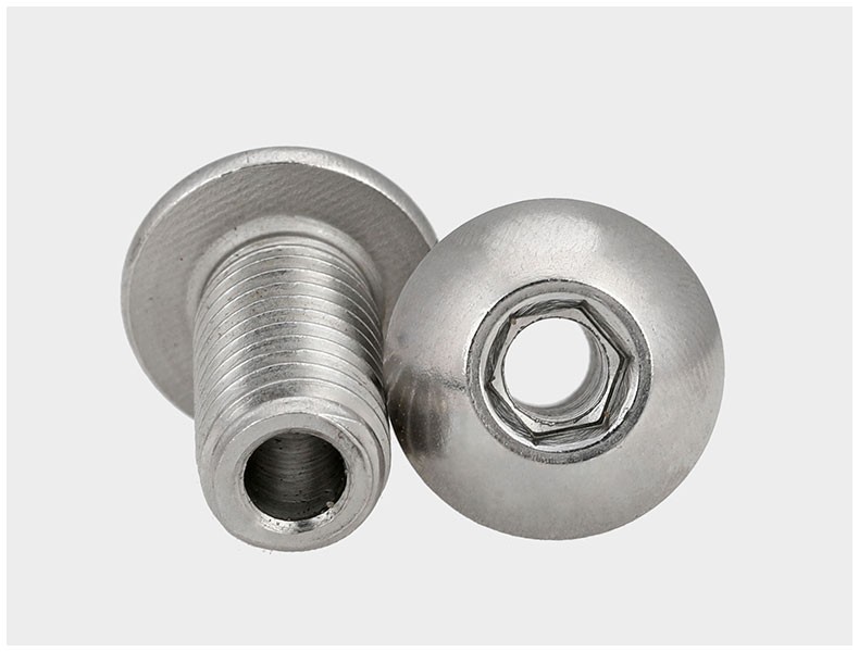 m6m8m10m12 304不锈钢圆头内六角空心螺丝中空螺栓穿线带孔螺丝 m10*