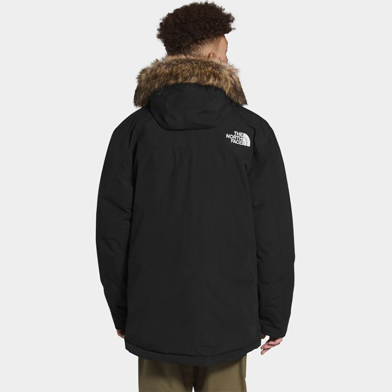 the north face北面羽绒服男士mcmurdo鹅绒保暖派克大衣新年礼物 亚麻
