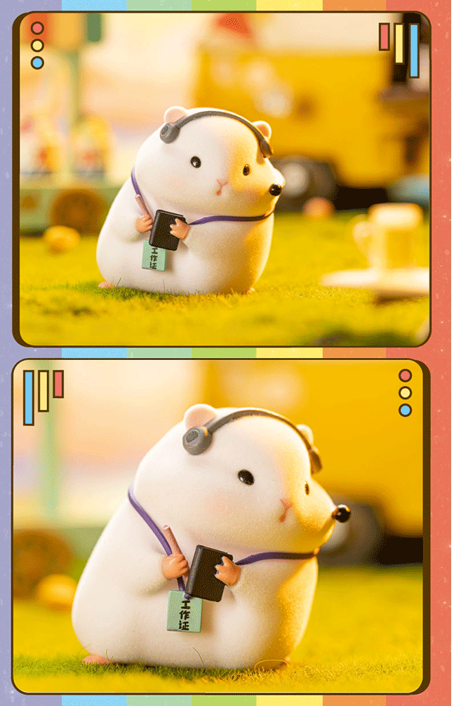 盲集仓鼠克拉克盲盒手办道具玩具摆件生日礼物圣诞礼物 仓鼠克拉克二