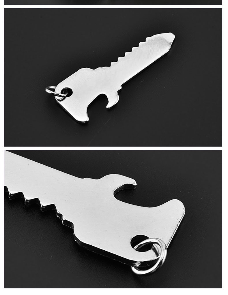 不锈钢钥匙啤酒开瓶器启瓶器啤酒起子创意简约酒起子随身带钥匙扣
