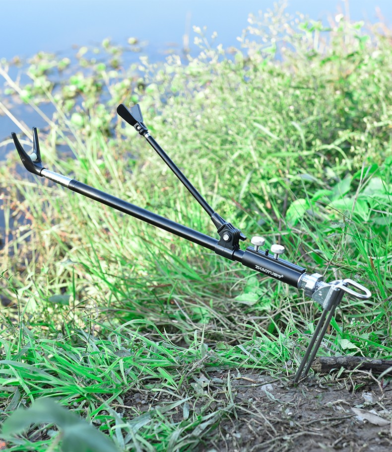 朝宇钓鱼鱼竿支架新款升级架杆鱼竿炮台支架钓箱钓椅炮台架杆架子后挂