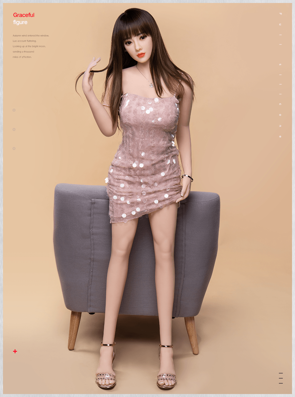 suekiss 实体娃娃免充气男用仿真人全硅胶智能对话发音加热 阴臀倒模