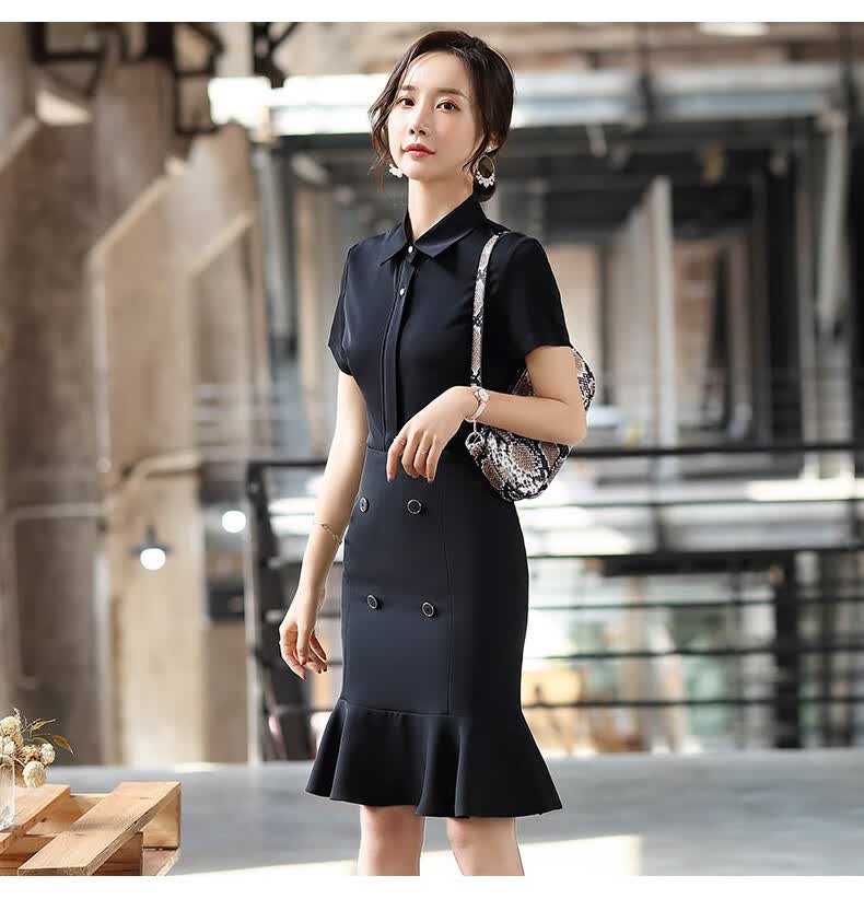 dgpz半身裙女2020秋冬新品韩版商务休闲正装西裙免烫工装裙修身女裙