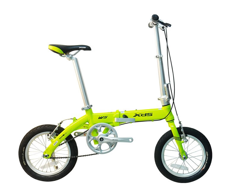 喜德盛(xds)折叠自行车w5迷你14寸航空铝材车架便携式单车男女通用车