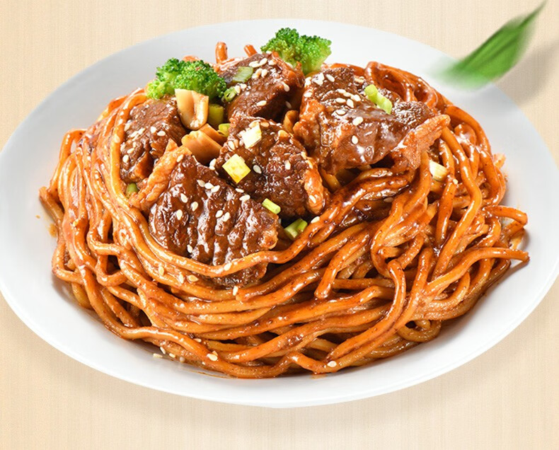 南街村飘香拌面酱香5口味5盒装懒人速食免煮即食飘香拌面鲜湿面飘香