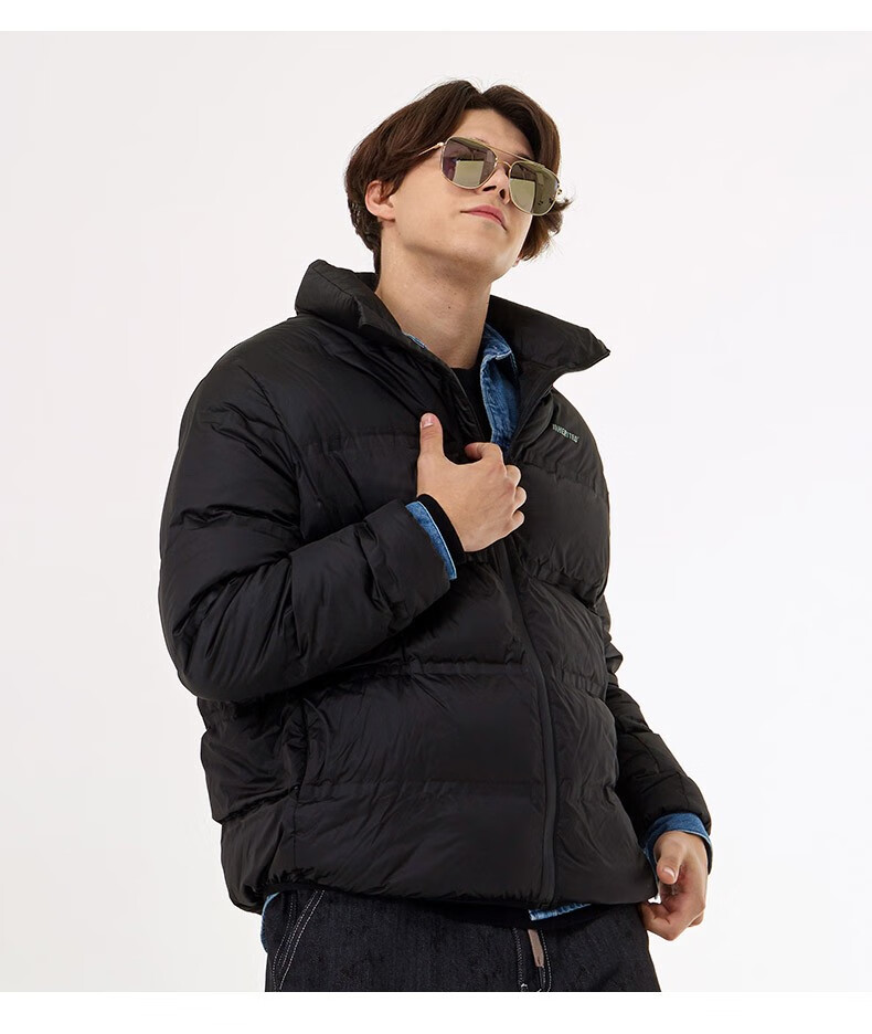 男装 羽绒服 摩高(mogao) 【商场同款】摩高冬季立领羽绒夹克男宽松