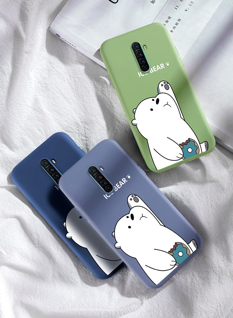 夲贝oppo reno ace手机壳oppo ace2液态硅胶保护套全包磨砂防摔卡通裸