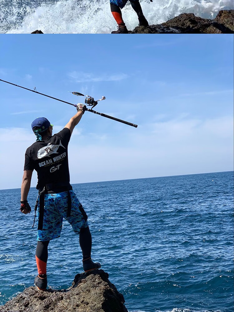 lurekiller 慢摇铁板竿海竿抛竿远投竿超硬日本fuji导环海钓船钓鱼竿