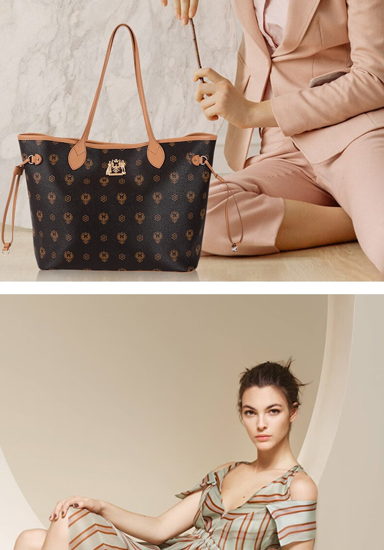 利马赫(liemoch)手提包 2021新款女包时尚单肩包休闲大容量挎包轻奢