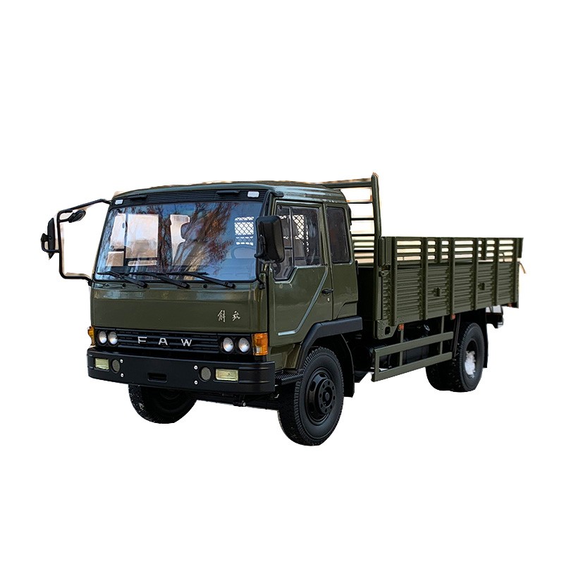 跃纪生124世纪龙一汽解放ca141版卡车142消防汽车模型载货车解放j3