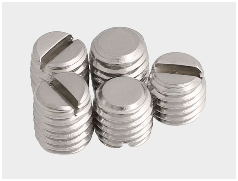 m3m4m5m6m8m10m12 201不锈钢一字平端紧定螺钉开槽无头螺丝机米顶