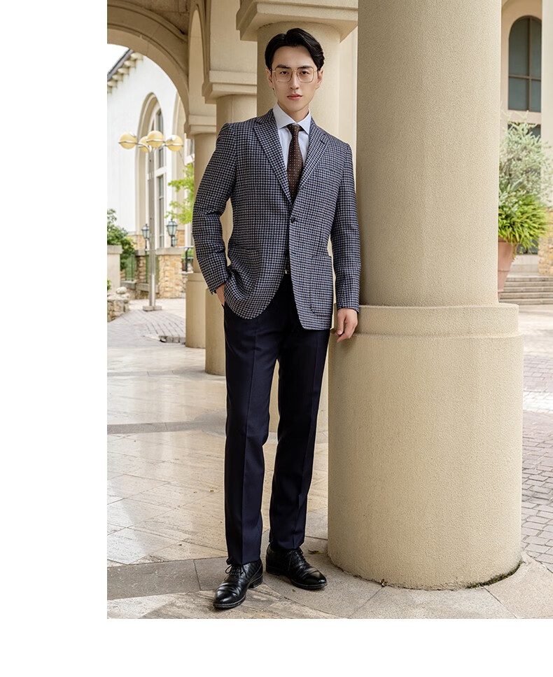 镰仓kamakurashirts男士长袖衬衫 150支黄金棉曼哈顿大八领 日本制 浅