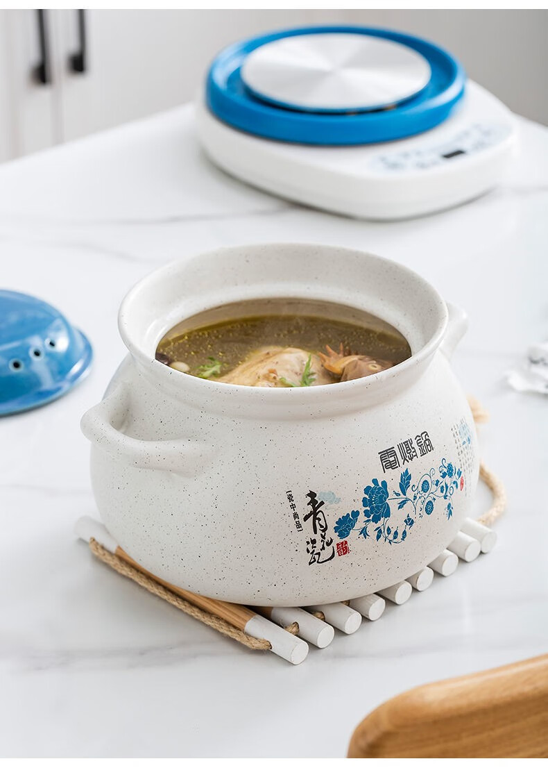 电炖锅全自动养生家用分体式陶瓷煲汤耐高温砂锅插电煮锅煮粥神器芳玥