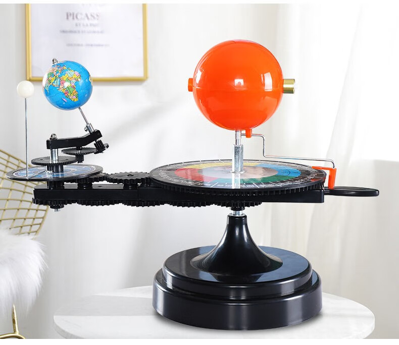 婕染(jieran) 三球仪 初高中学生用日地月带灯地理学校教师教学仪器