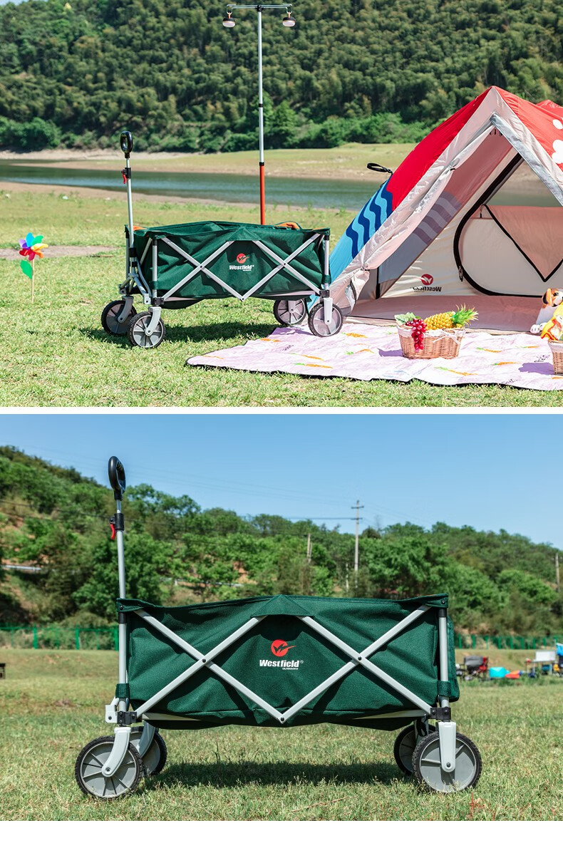 westfieldoutdoor 我飞 westfield户外多功能折叠拉车四轮便携行李