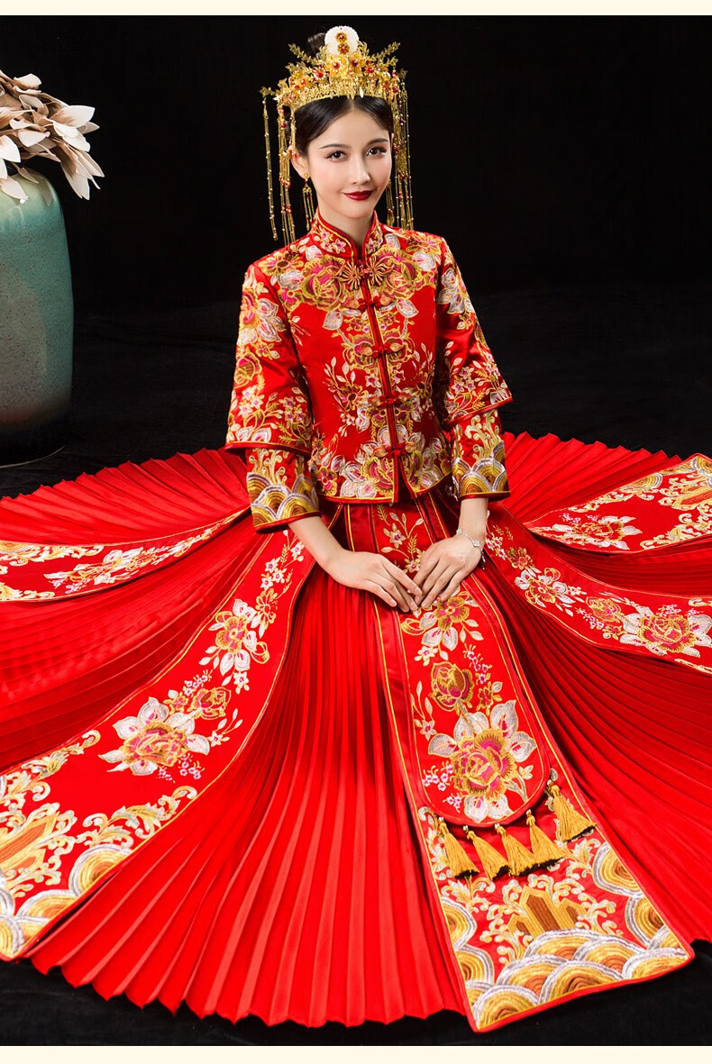 爱妃专宠 秀禾服新娘2020新款婚纱礼服中式结婚宴敬酒服新娘嫁衣喜服