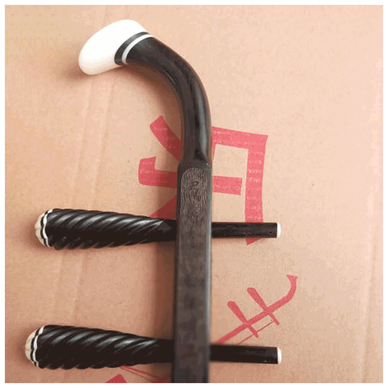 紫檀黑檀龙头二胡高胡越胡琴杆红花梨红檀黑檀紫檀二胡琴杆红花梨全素