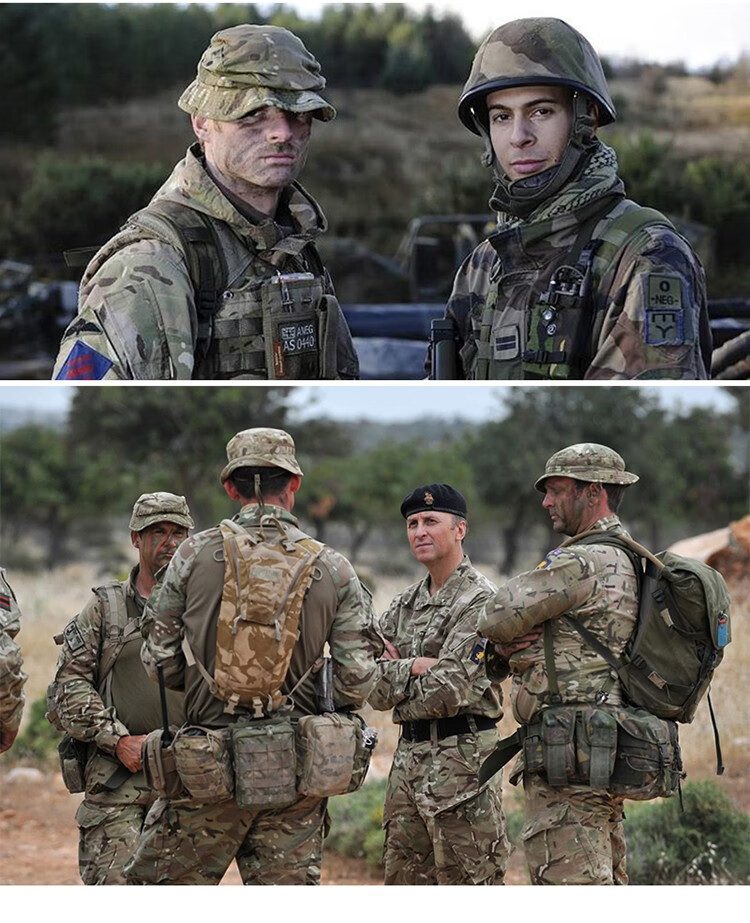 usmc英军军版公发原品军迷奔尼帽mtp男女渔夫帽窄檐帽遮阳帽徒步休闲