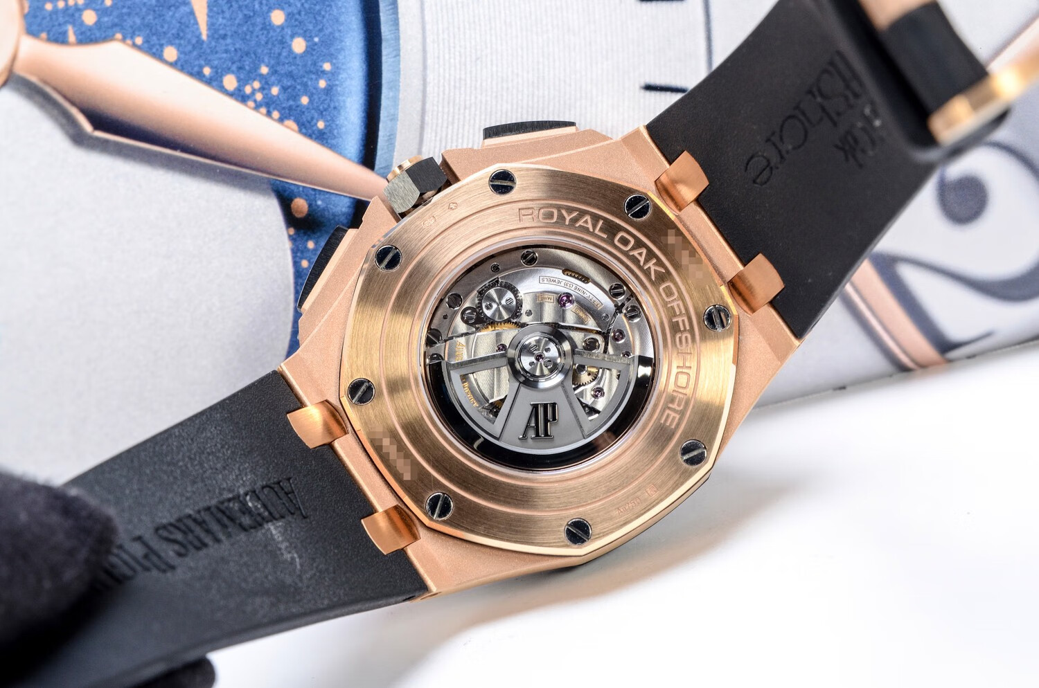 【二手95新】爱彼男表26401ro 皇家橡树离岸型系列手表 玫瑰金44mm