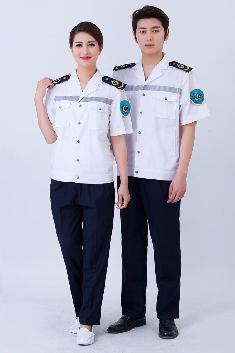 白色急救服120夏护士服两件分体套装短袖急诊科医师出诊工作服 白色