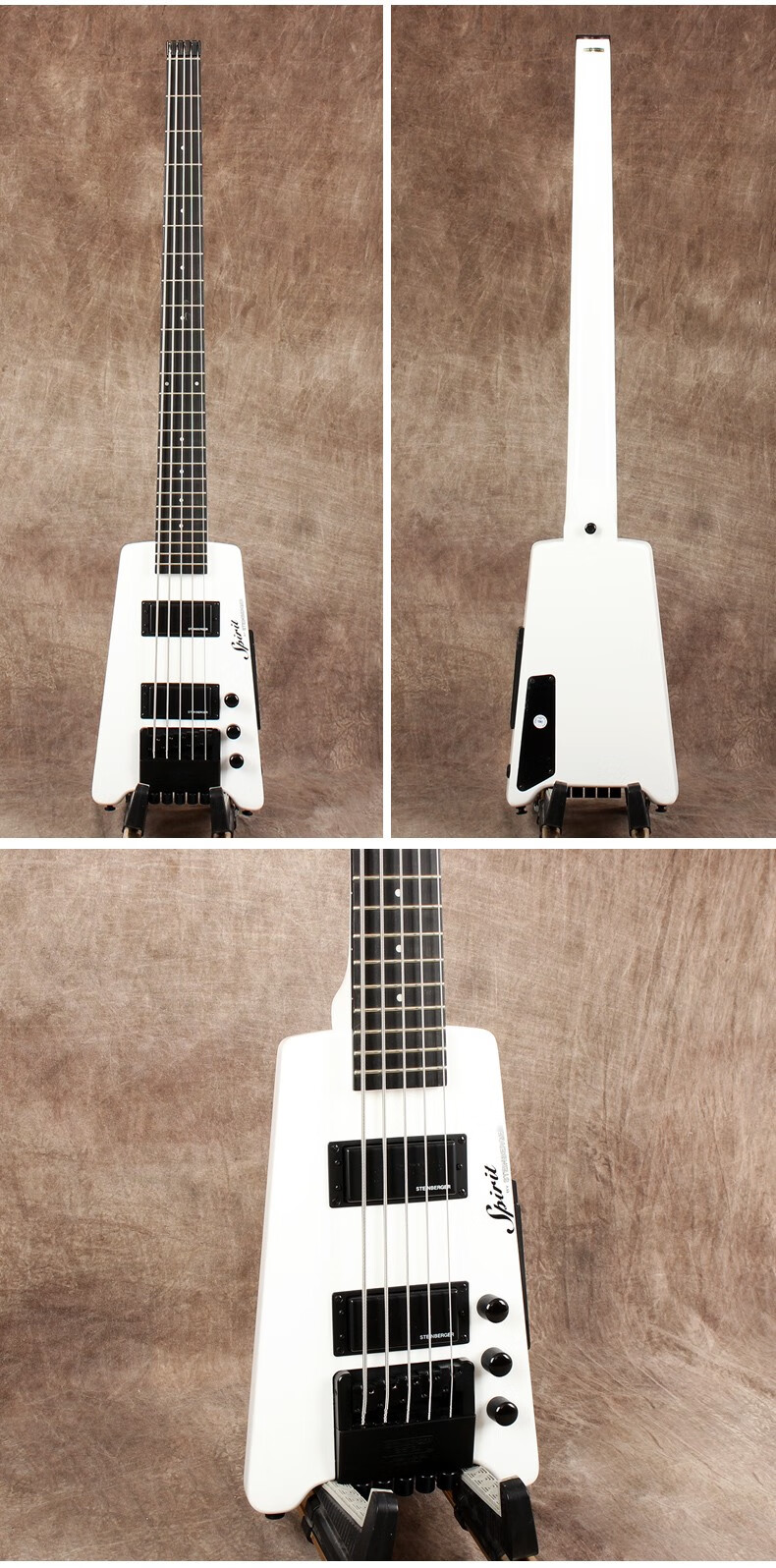 施坦博格steinberger斯坦伯格黄贯中无头便携式迷你旅行电吉他电贝司