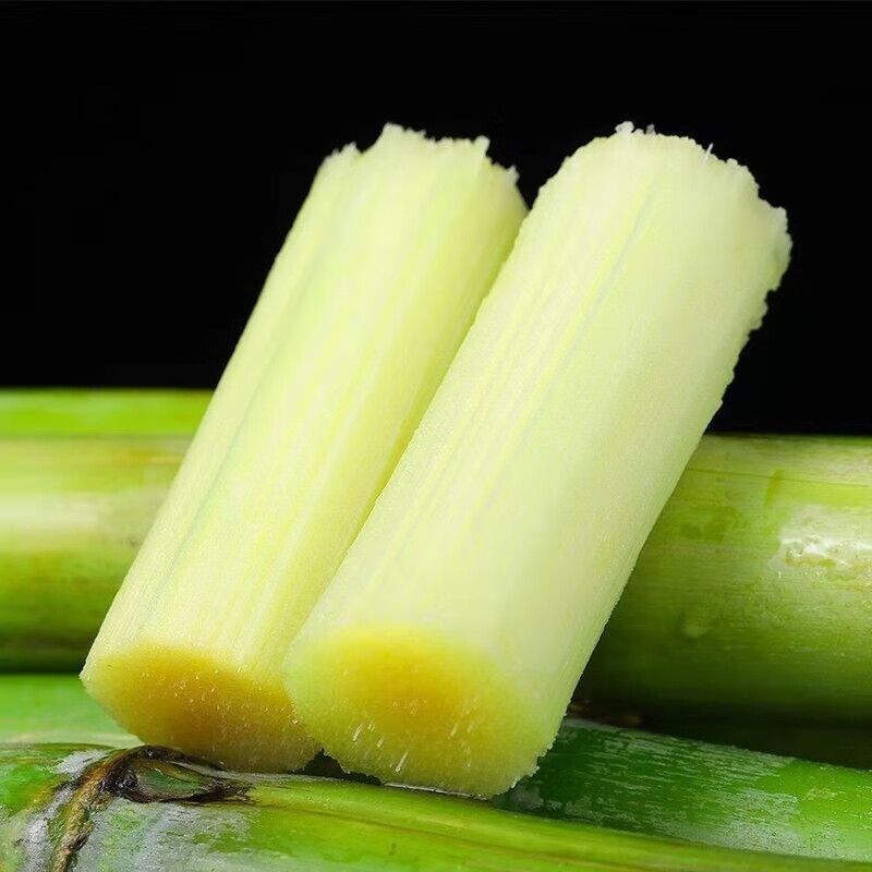 湖北青皮甘蔗甘甜杆甜芦粟甜小甘蔗 甜湖北水果 煲汤煮茶泡酒生吃