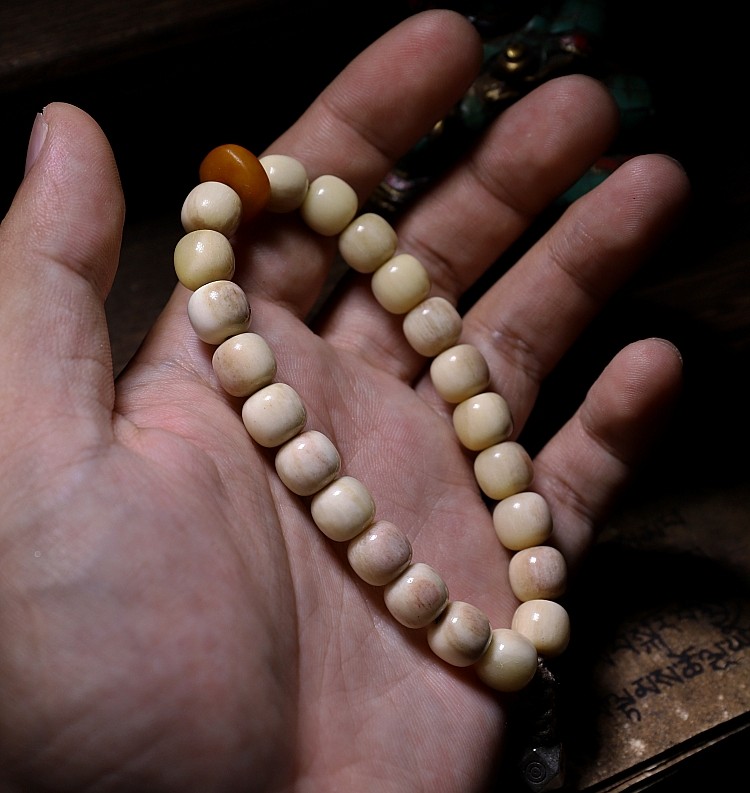 月石缘天然老料满血骆驼骨佛珠手串男士驼骨女手链盘玩礼物送长辈礼品